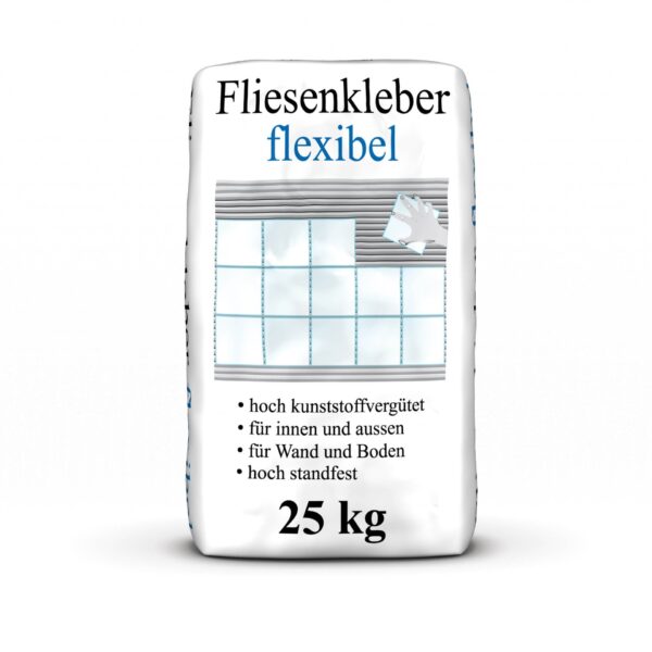 Fliesenkleber flexibel - neutral - 25 kg