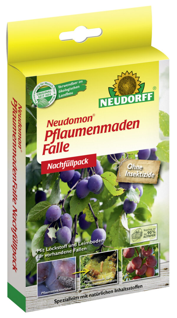 Neudomon Pflaumenmaden-Falle Nachrüstset