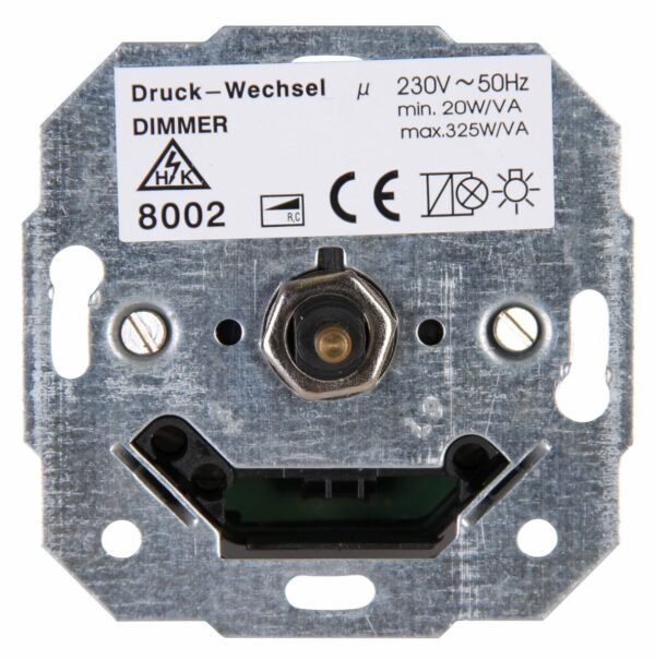 Dimmer Sockel mit Druck-Wechselschalter