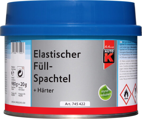 Auto-K ELASTISCHER FÜLLSPACHTEL 1000G