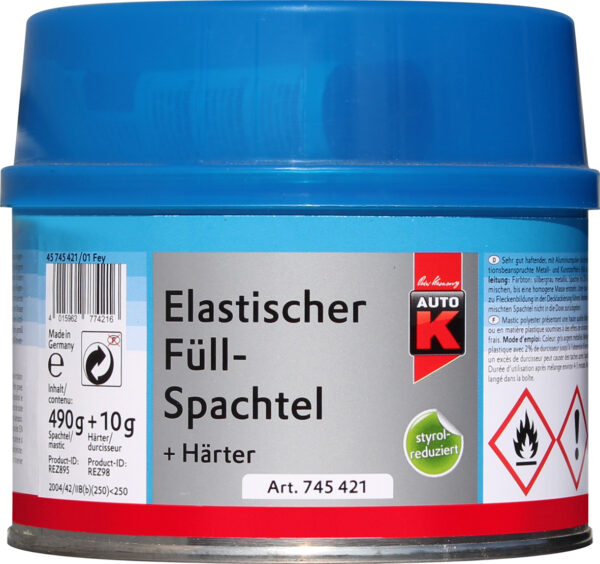 Auto-K ELASTISCHER FÜLLSPACHTEL 500G