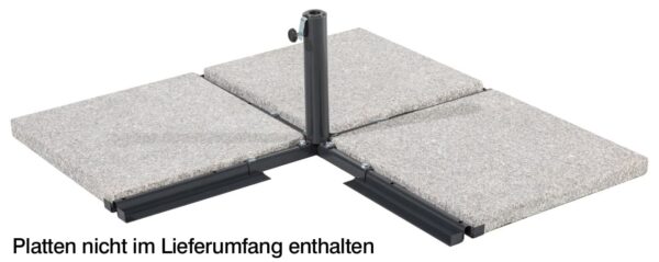 Platten-Ständer Standard, ohne Wegeplatten