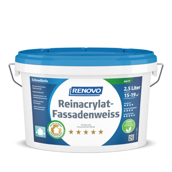 Reinacrylat-Fassadenweiß matt