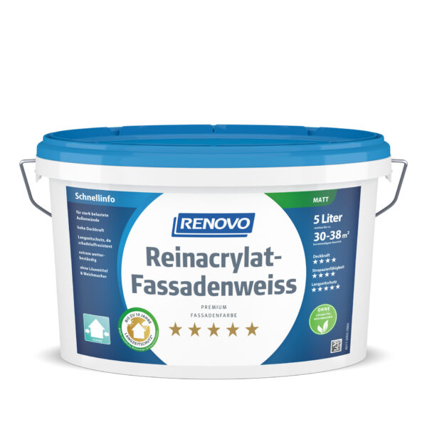 Reinacrylat-Fassadenweiß matt