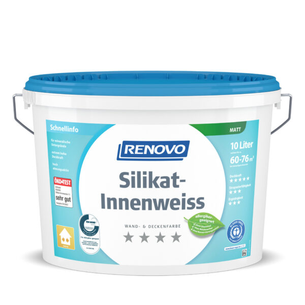 Silikat Innenweiß matt für Allergiker