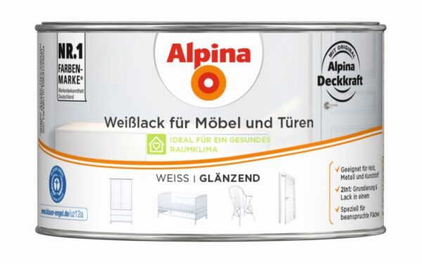 Weißlack für Möbel und Türen