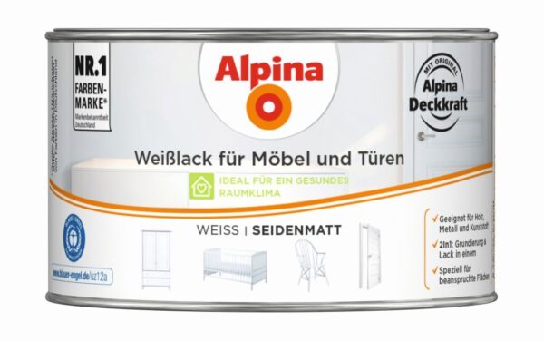 Weißlack für Möbel und Türen