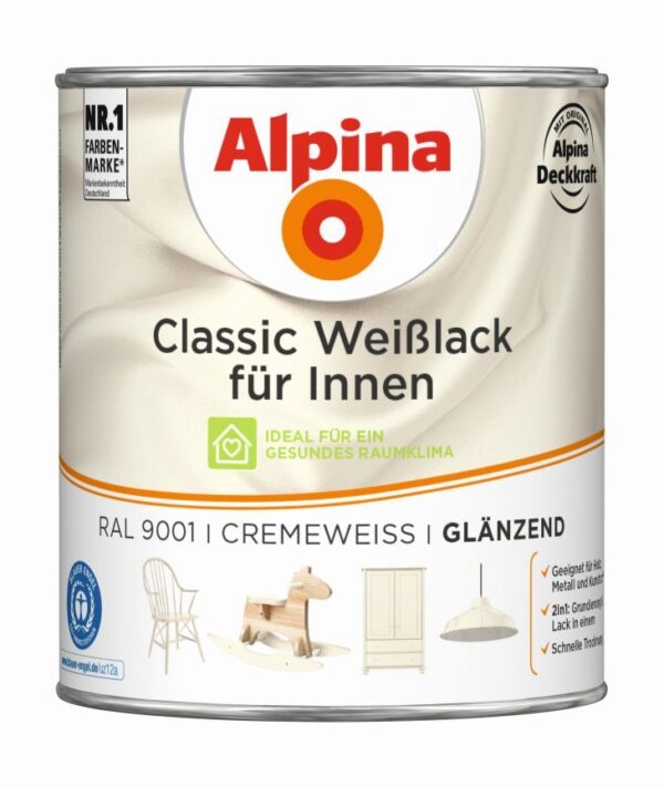 Classic Weißlack für Innen