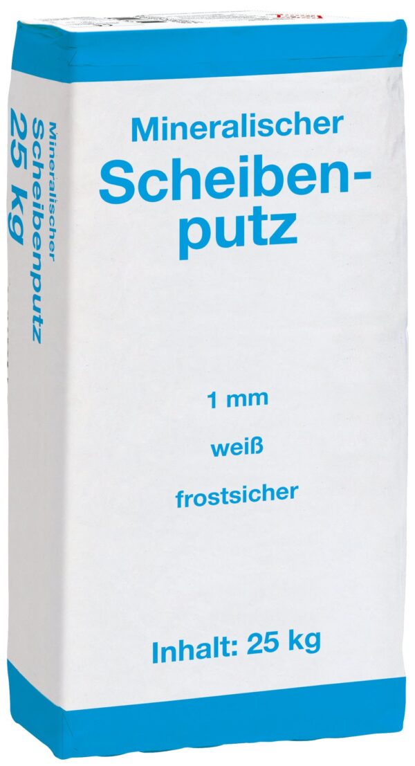 Scheibenputz 1mm weiß