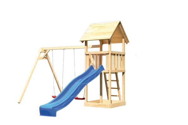 Kinderspielturm Lotti mit 2,5m Rutsche