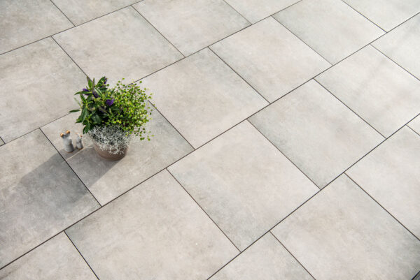 Terrassenplatte Ceramia Concreto, 60x60x3cm