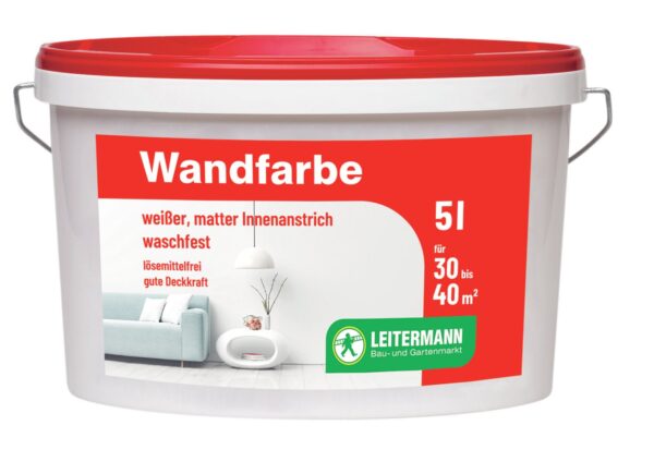 Leitermann Wandfarbe waschfest