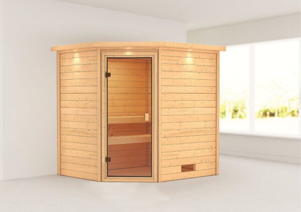 Sauna Elea 195x169x187cm, Eckeinstieg