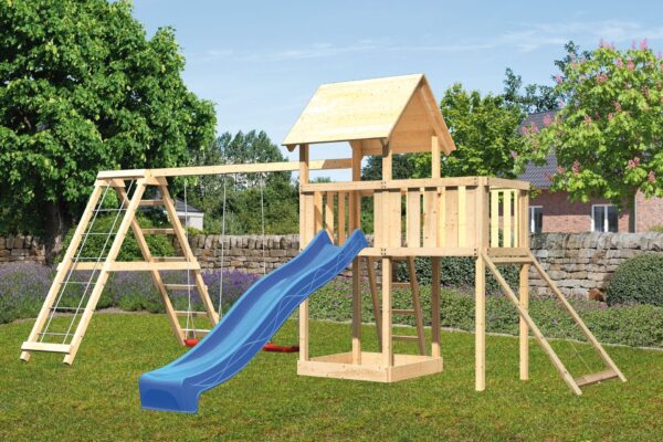 Kinderspielturm Lotti mit 2,5m Rutsche