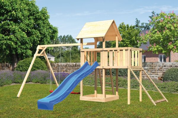 Kinderspielturm Lotti mit 2,5m Rutsche