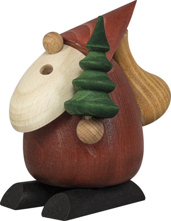 Räucherfigur Weihnachtsmann-Baumlieferservice 11cm