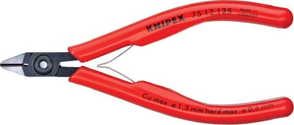 Seitenschneider Elektronik mit Drahtklemme 125mm KNIPEX