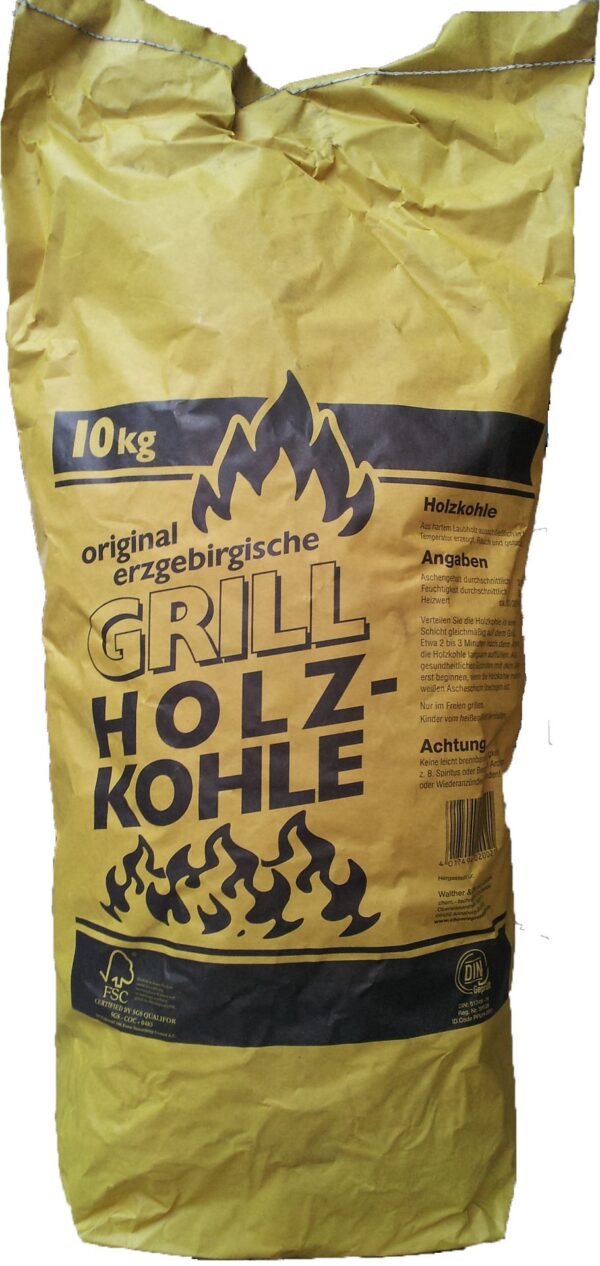 Grillholzkohle Erzgebirge