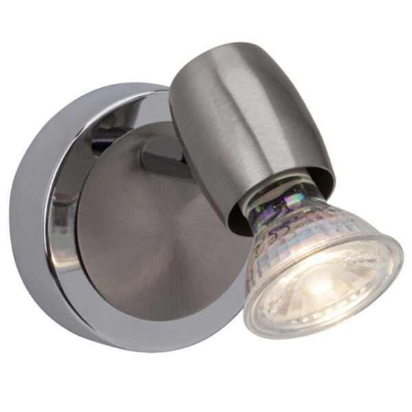 Wesley Wandleuchte Led 2,5W Eisen-Chrom