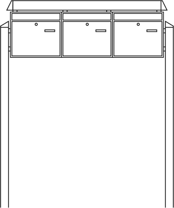 Briefkasten-Dach Terzo H14- 79W