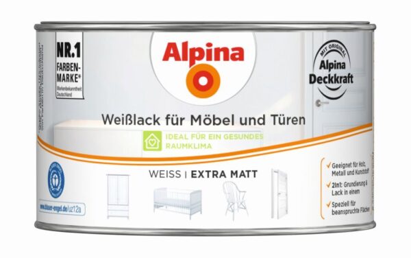 Weißlack für Möbel und Türen