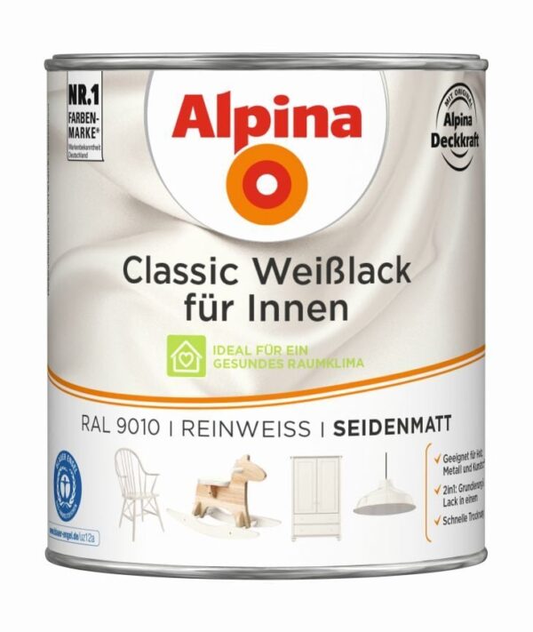 Classic Weißlack für Innen