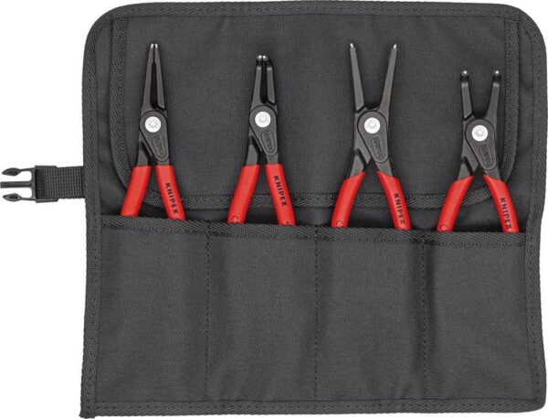 Sicherungsringzangen-SatzPräzision in Rolltasche 4-teilig KNIPEX