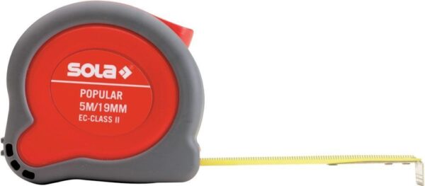 Rollmeter Popular 5m x 19mm Sola