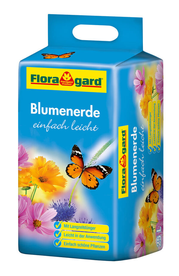 Blumenerde leicht