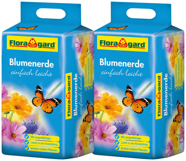 Blumenerde leicht