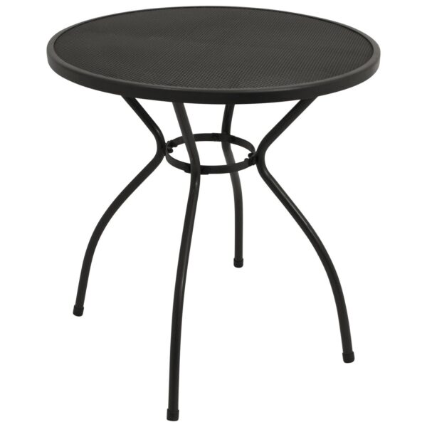 Bistrotisch Streckmetall rund, Ø70cm, anthrazit